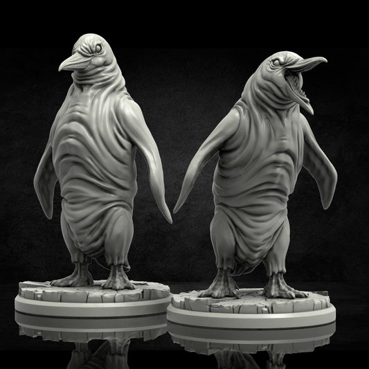 Giant Penguin Miniature (2 Variations) - Adaevy Creations - 28mm / 32mm / 36mm - Resin Printed Miniature for Arkham Horror, Candela Obscura