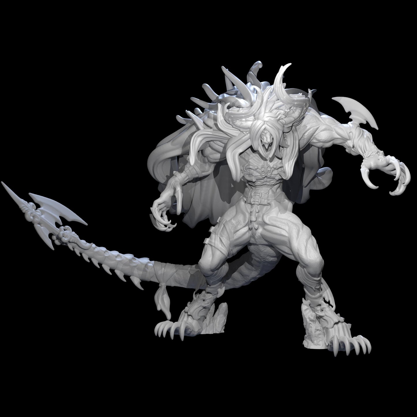 Galian Beast Miniature - 28mm / 32mm / 36mm - Irnkman's Minis - Resin Printed Figure for D&D, TTRPGs, and Board Games