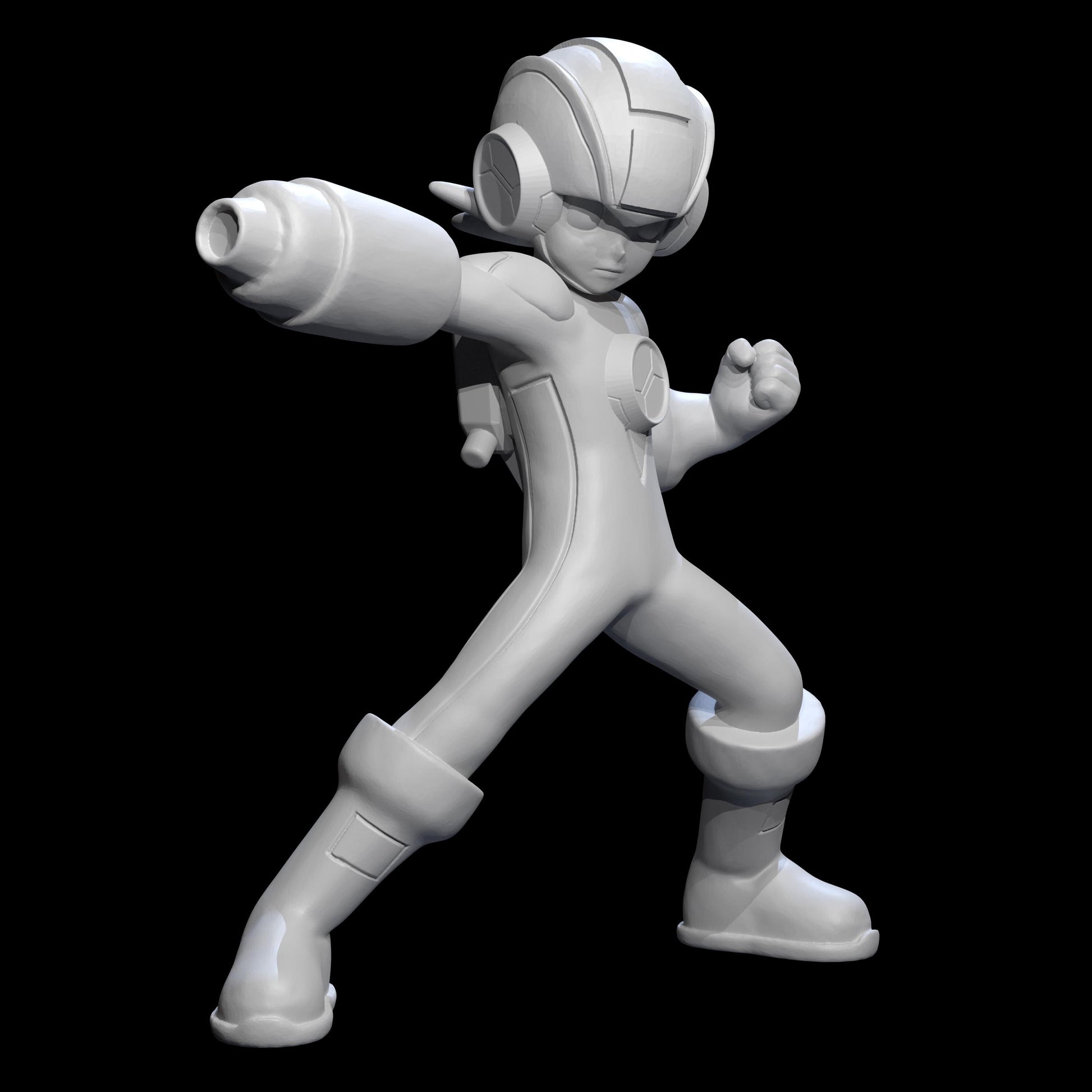 Rock.EXE Miniature - 28mm / 32mm / 36mm - Irnkman's Minis - Resin Printed Figure for D&D, TTRPGs, and Board Games