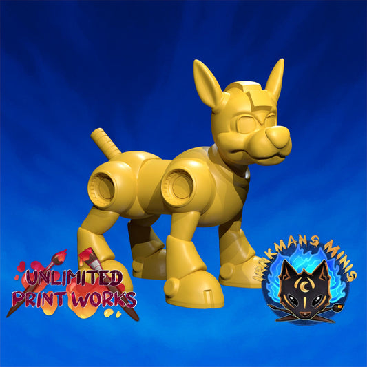 Goodest Bot Miniature - 28mm / 32mm / 36mm - Irnkman's Minis - Resin Printed Figure for D&D, TTRPGs, and Board Games