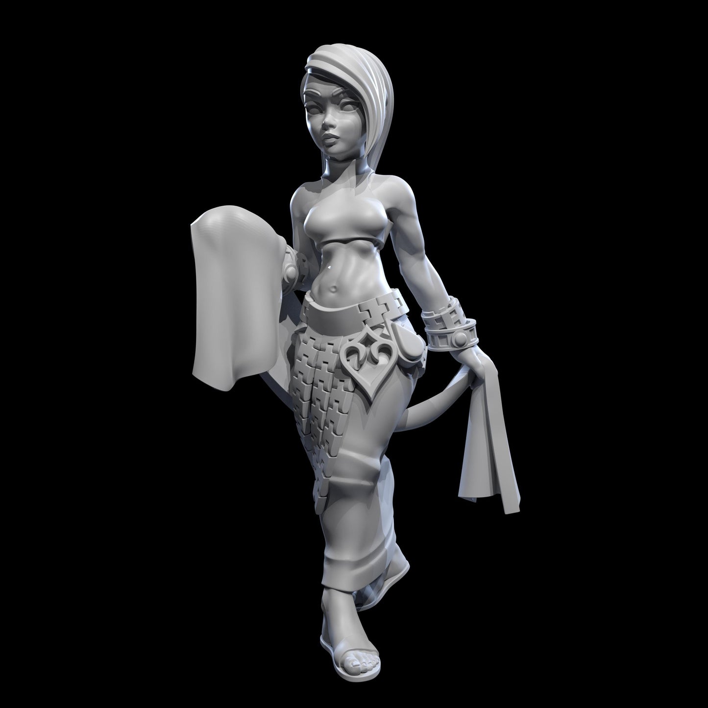 Dancer Miniature - 28mm / 32mm / 36mm - Ethan Savage Studios - Resin Printed Figure for D&D, TTRPGs, and Board Games