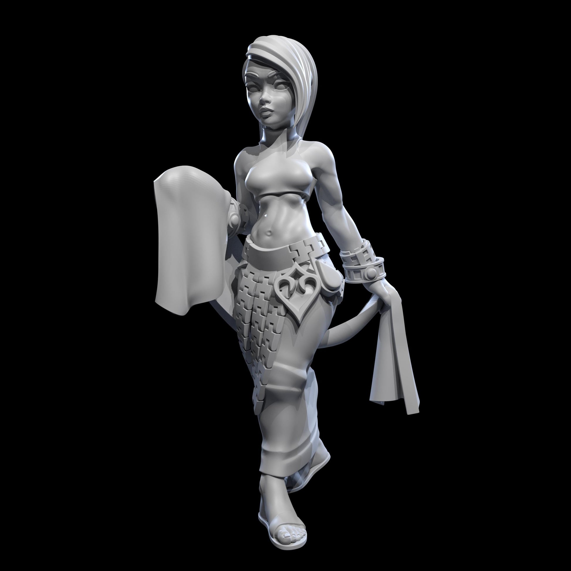 Dancer Miniature - 28mm / 32mm / 36mm - Ethan Savage Studios - Resin Printed Figure for D&D, TTRPGs, and Board Games