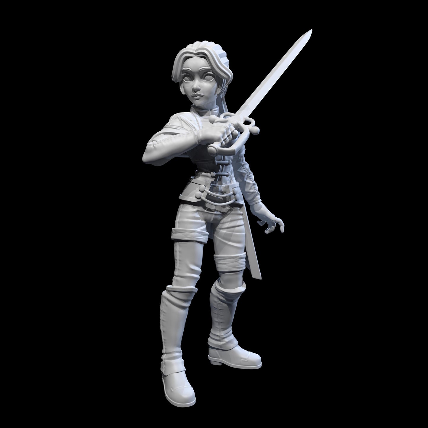 Maelle Miniature - 28mm / 32mm / 36mm / 75mm - Ethan Savage Studios - Resin Printed Figure for D&D, TTRPGs, and Board Games