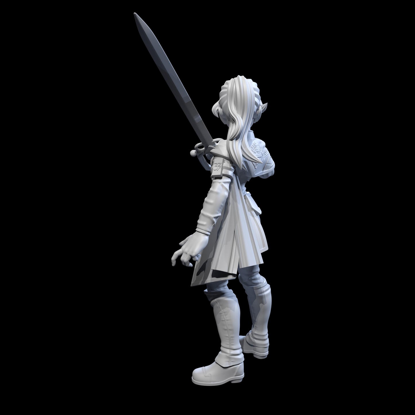 Maelle Miniature - 28mm / 32mm / 36mm / 75mm - Ethan Savage Studios - Resin Printed Figure for D&D, TTRPGs, and Board Games