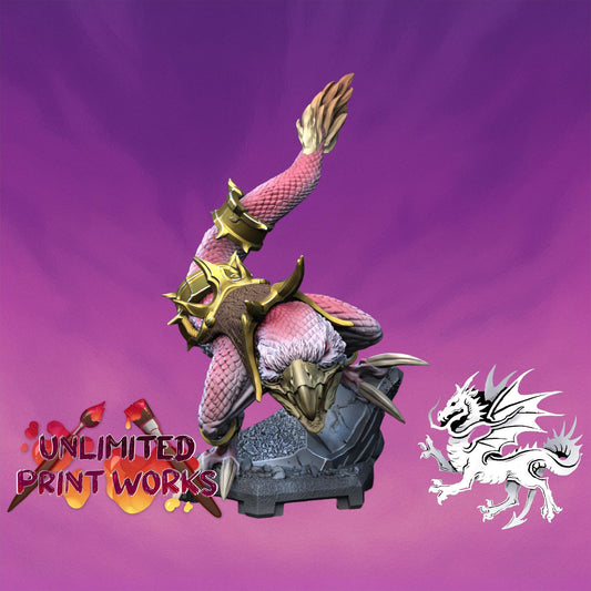 Chicken Leg Miniature (2 Variations) - 28mm / 32mm / 36mm / 75mm - DraGun Studios - Resin Printed Figurine for D&D, TTRPGs, and Board Games