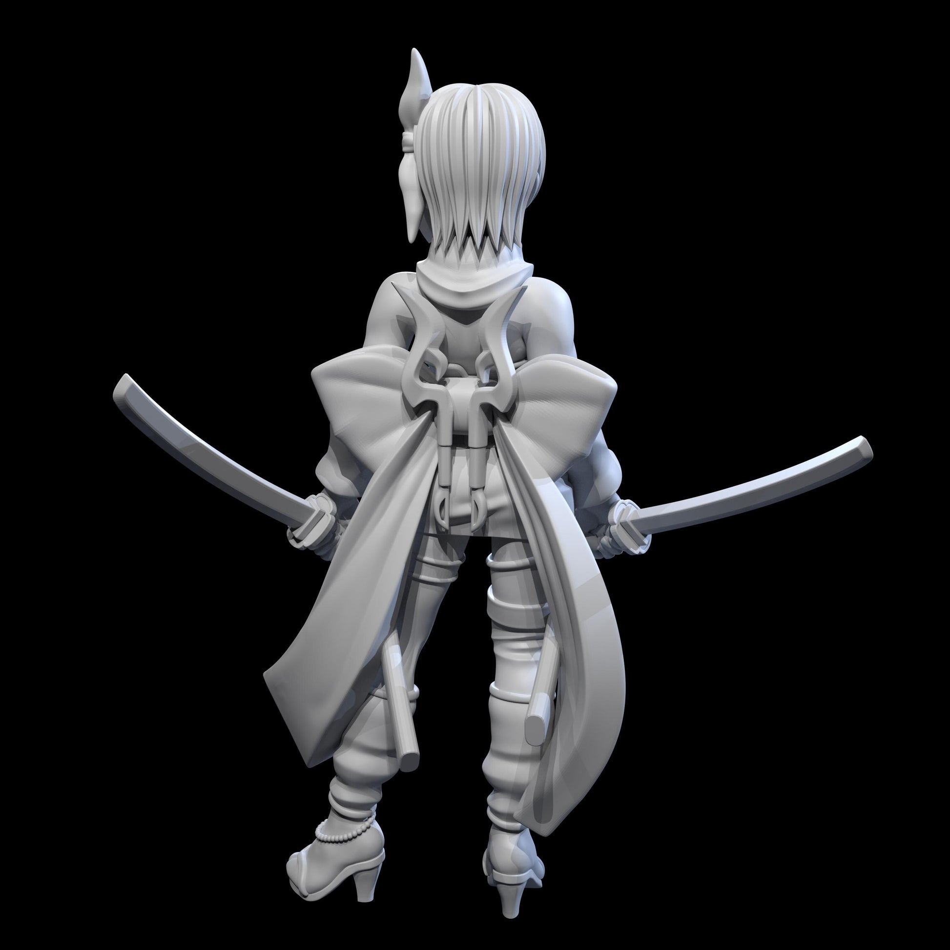 Violet Assassin Miniature - 28mm / 32mm / 36mm / 75mm - Ethan Savage Studios - Resin Printed Figure for D&D, TTRPGs, and Board Games