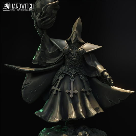 Bomb Witch Miniature - 28mm / 32mm / 36mm / 75mm - HardWitch Games - Resin Printed Figure for D&D, TTRPGs, and Board Games
