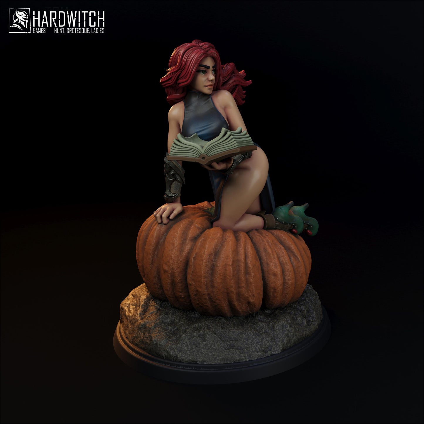 Boretta Tores Miniature (w/NSFW Option) - 75mm / 120mm - HardWitch Games - Collectible Resin Printed Statue for Painting & Display