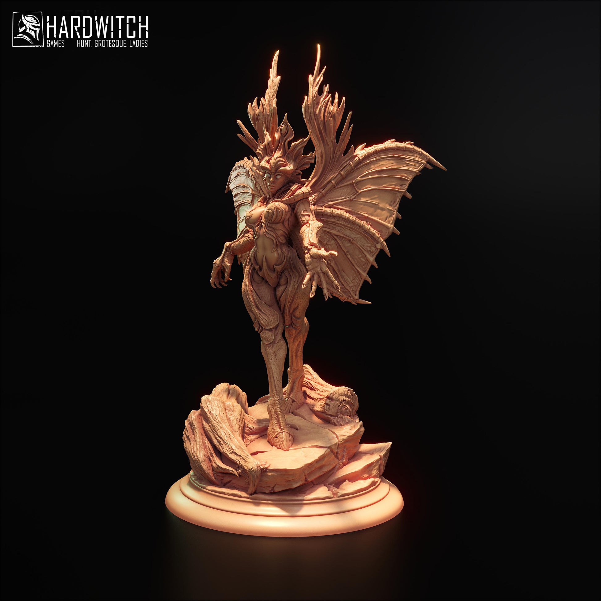 Grettie Mother Miniature (w/NSFW Option) - 28mm / 32mm / 36mm - HardWitch Games - Resin Printed Figure for D&D, TTRPGs, and Board Games