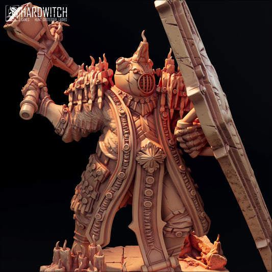 Heavy Mechanized Vanguard Miniature - 50mm - HardWitch Games - Resin Printed Figure for D&D, TTRPGs, and Board Games