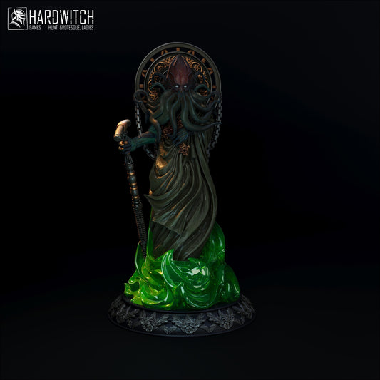 Holy Cthulhu Figure - 75mm / 120mm - Dendadeka - Collectible Resin Printed Statue for Painting & Display