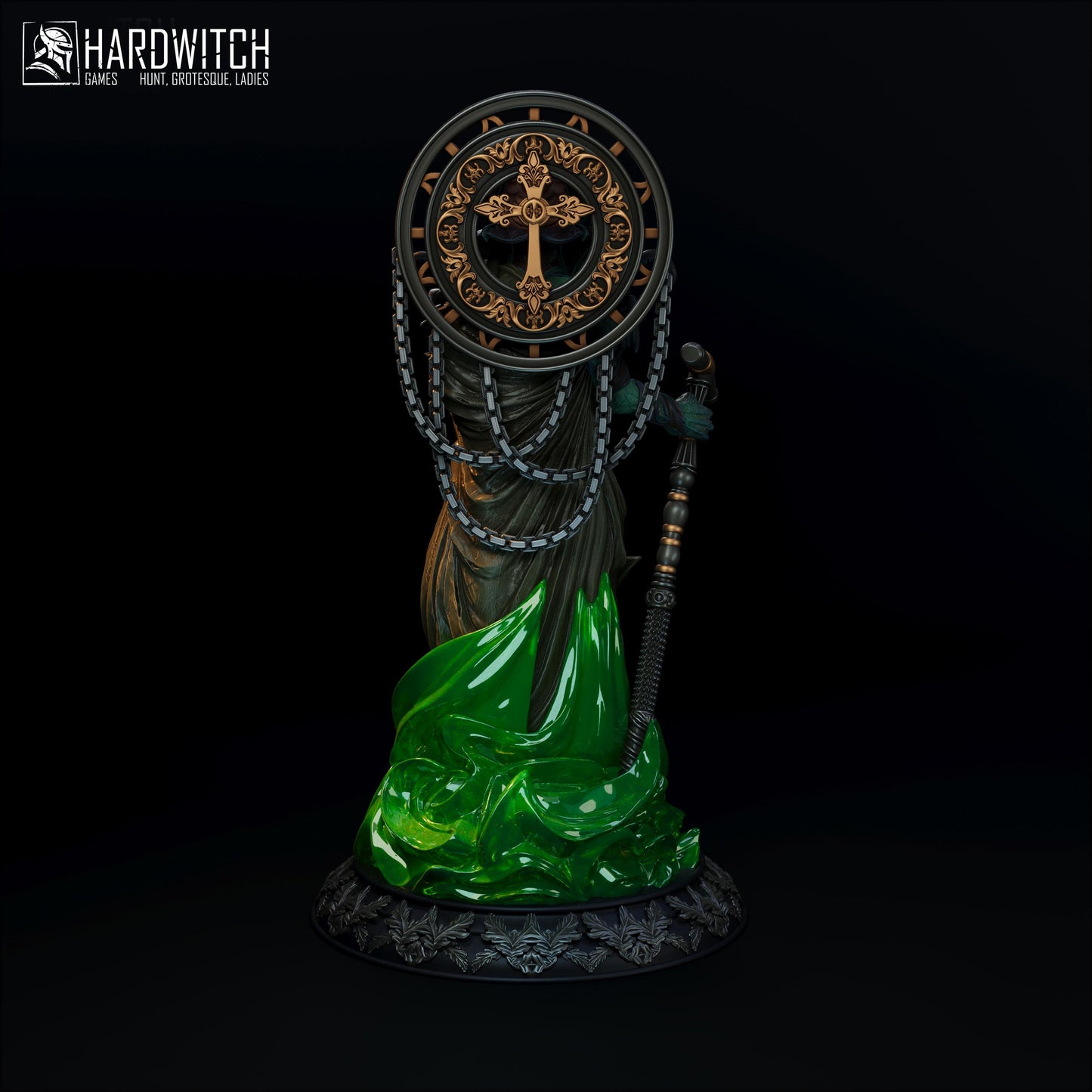 Holy Cthulhu Figure - 75mm / 120mm - Dendadeka - Collectible Resin Printed Statue for Painting & Display