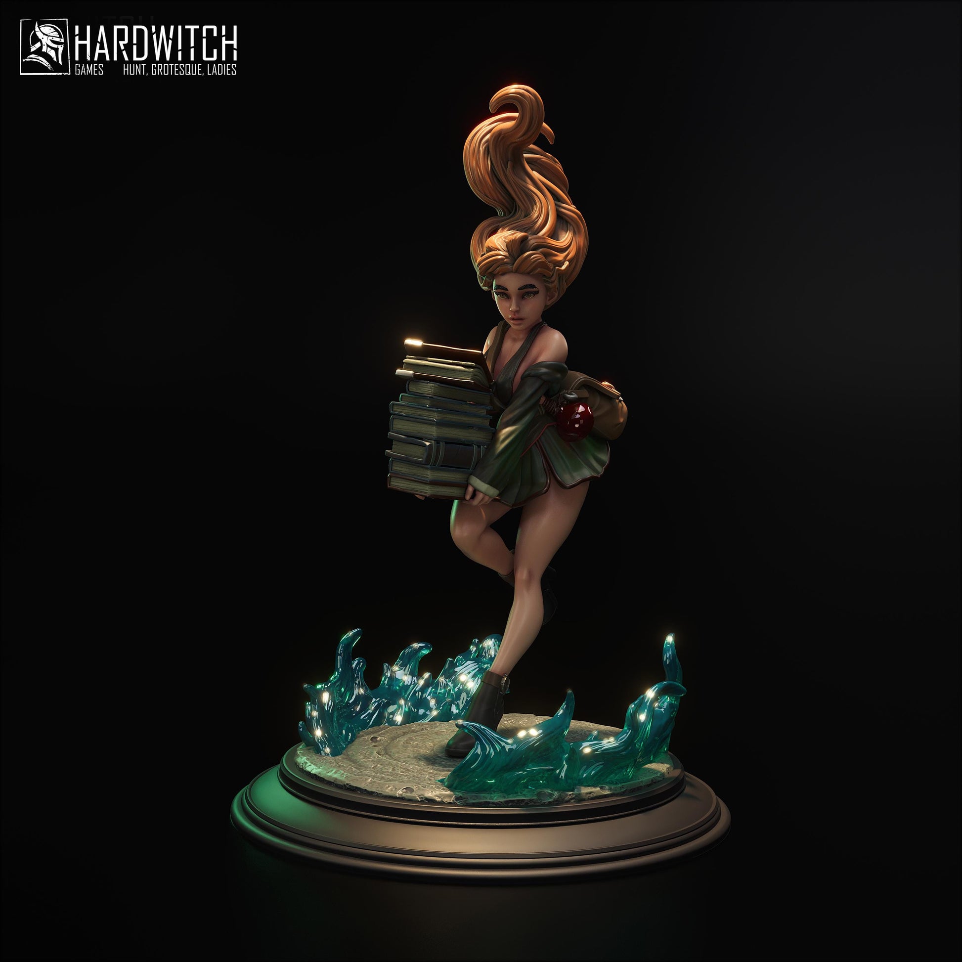 Apprentice Kamila Sarada Figure (w/NSFW Option) - 75mm / 120mm - HardWitch Games - Collectible Resin Printed Statue for Painting & Display