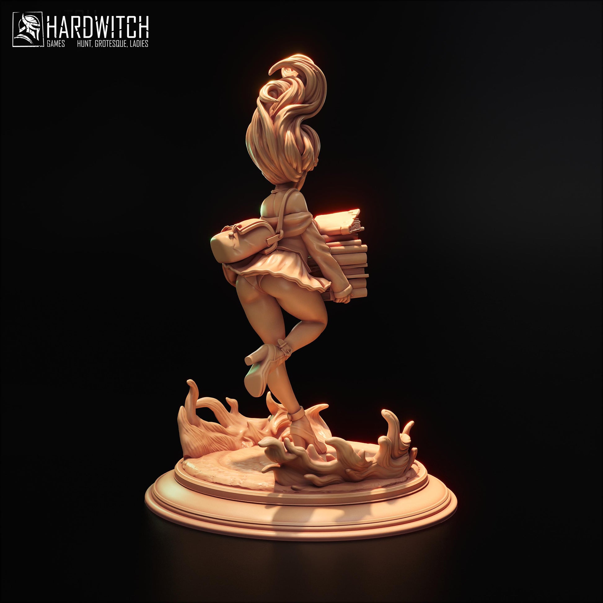 Apprentice Kamila Sarada Figure (w/NSFW Option) - 75mm / 120mm - HardWitch Games - Collectible Resin Printed Statue for Painting & Display