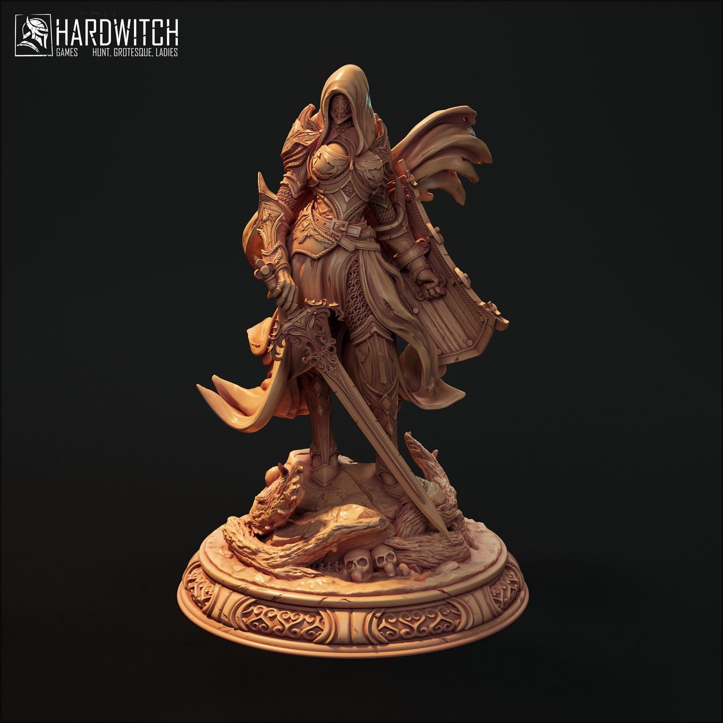 Zartanica Miniature - 28mm / 32mm / 36mm / 75mm - HardWitch Games - Resin Printed Figure for D&D, TTRPGs, and Board Games
