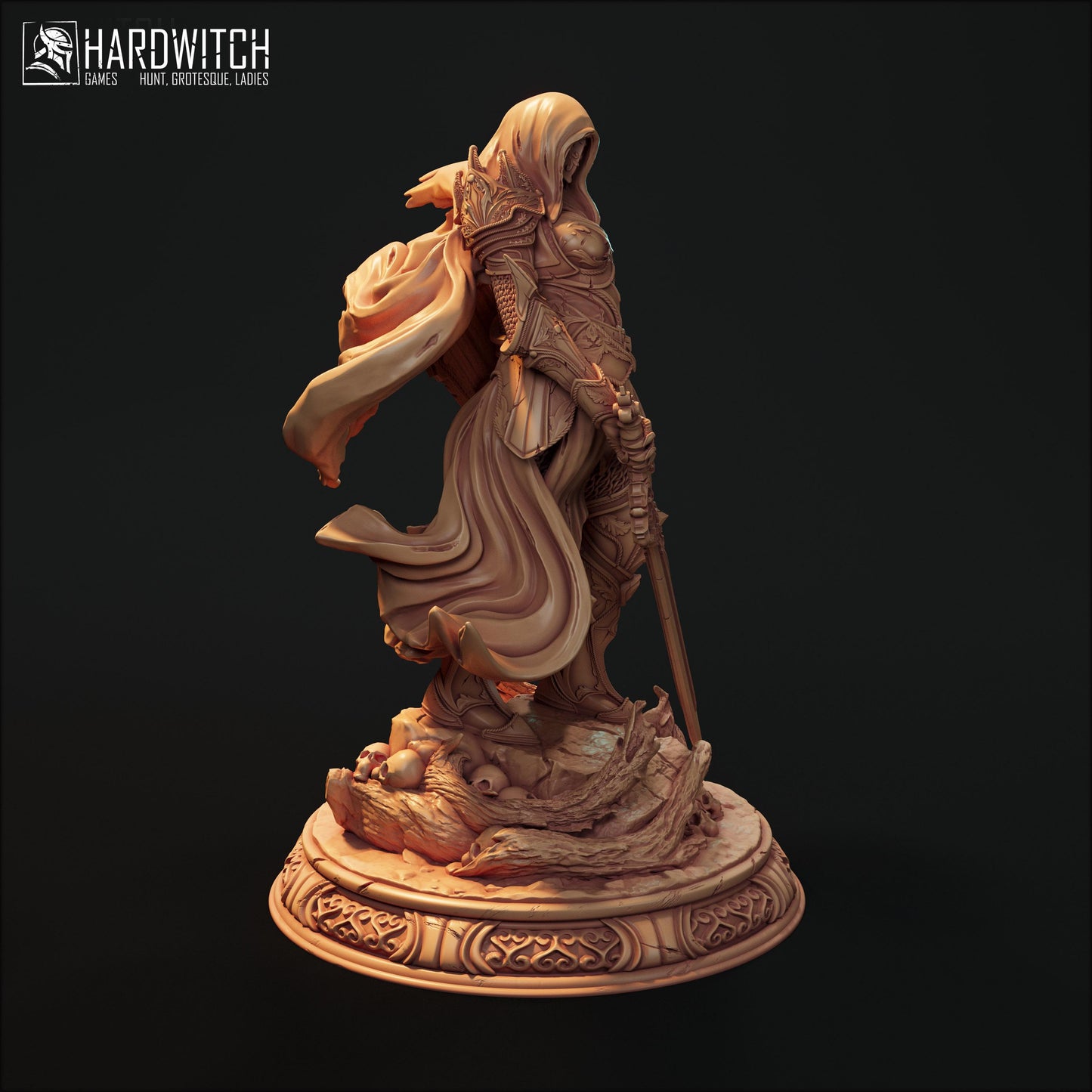 Zartanica Miniature - 28mm / 32mm / 36mm / 75mm - HardWitch Games - Resin Printed Figure for D&D, TTRPGs, and Board Games