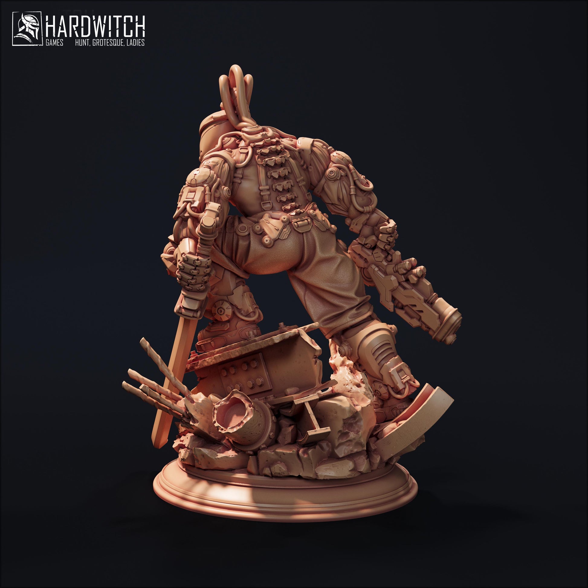 Nematon Miniature - 28mm / 32mm / 36mm - HardWitch Games - Resin Printed Figure for D&D, TTRPGs, and Board Games