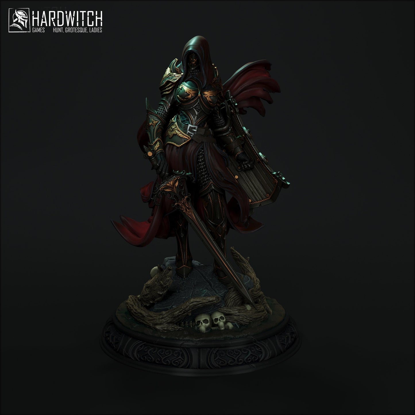 Zartanica Miniature - 28mm / 32mm / 36mm / 75mm - HardWitch Games - Resin Printed Figure for D&D, TTRPGs, and Board Games