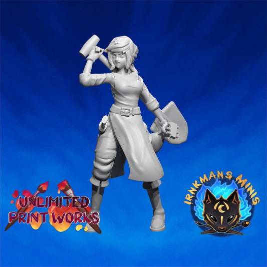 Cadence Miniature - 28mm / 32mm / 36mm - Irnkman's Minis - Resin Printed Figure for D&D, TTRPGs, and Board Games
