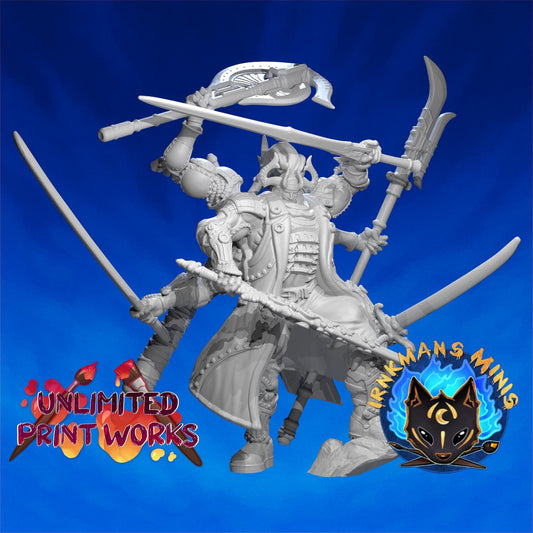 Gilgamesh Miniature - 28mm / 32mm / 36mm - Irnkman's Minis - Resin Printed Figure for D&D, TTRPGs, and Board Games