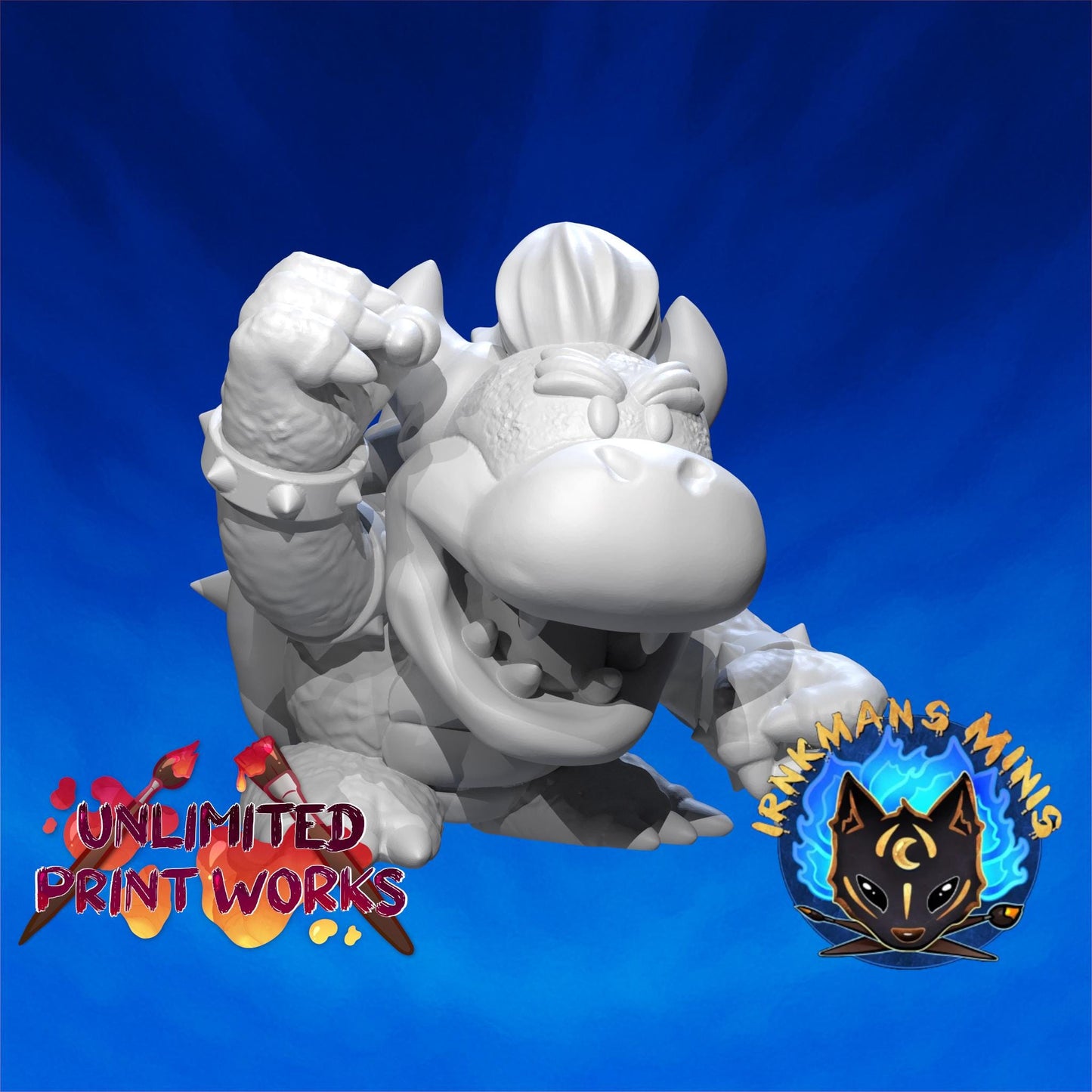 Bratty Baby Turtle Miniature - 28mm / 32mm / 36mm - Irnkman's Minis - Resin Printed Figure for D&D, TTRPGs, and Board Games