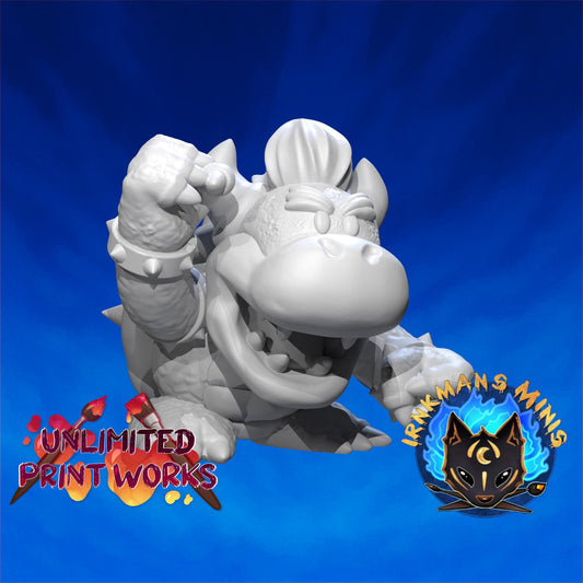 Bratty Baby Turtle Miniature - 28mm / 32mm / 36mm - Irnkman's Minis - Resin Printed Figure for D&D, TTRPGs, and Board Games