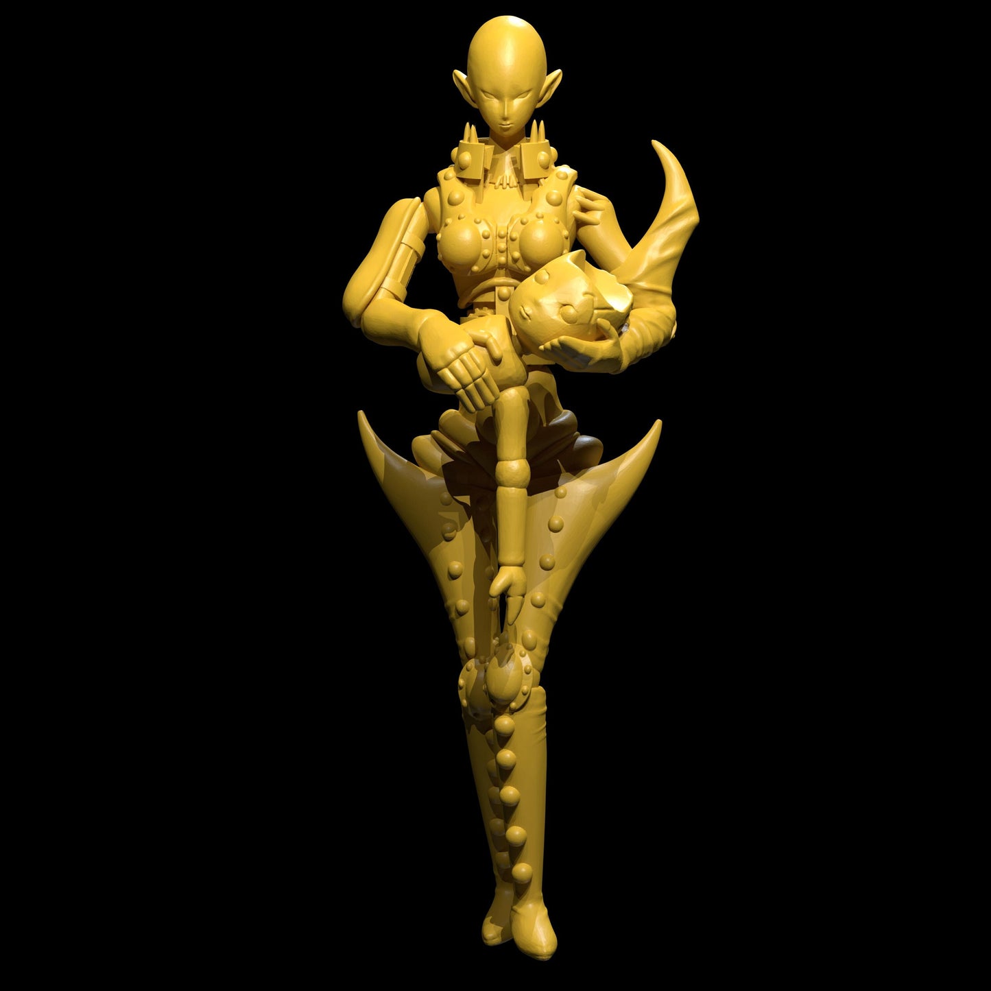 Necrofear Miniature - 28mm / 32mm / 36mm - Irnkman's Minis - Resin Printed Figure for D&D, TTRPGs, and Board Games