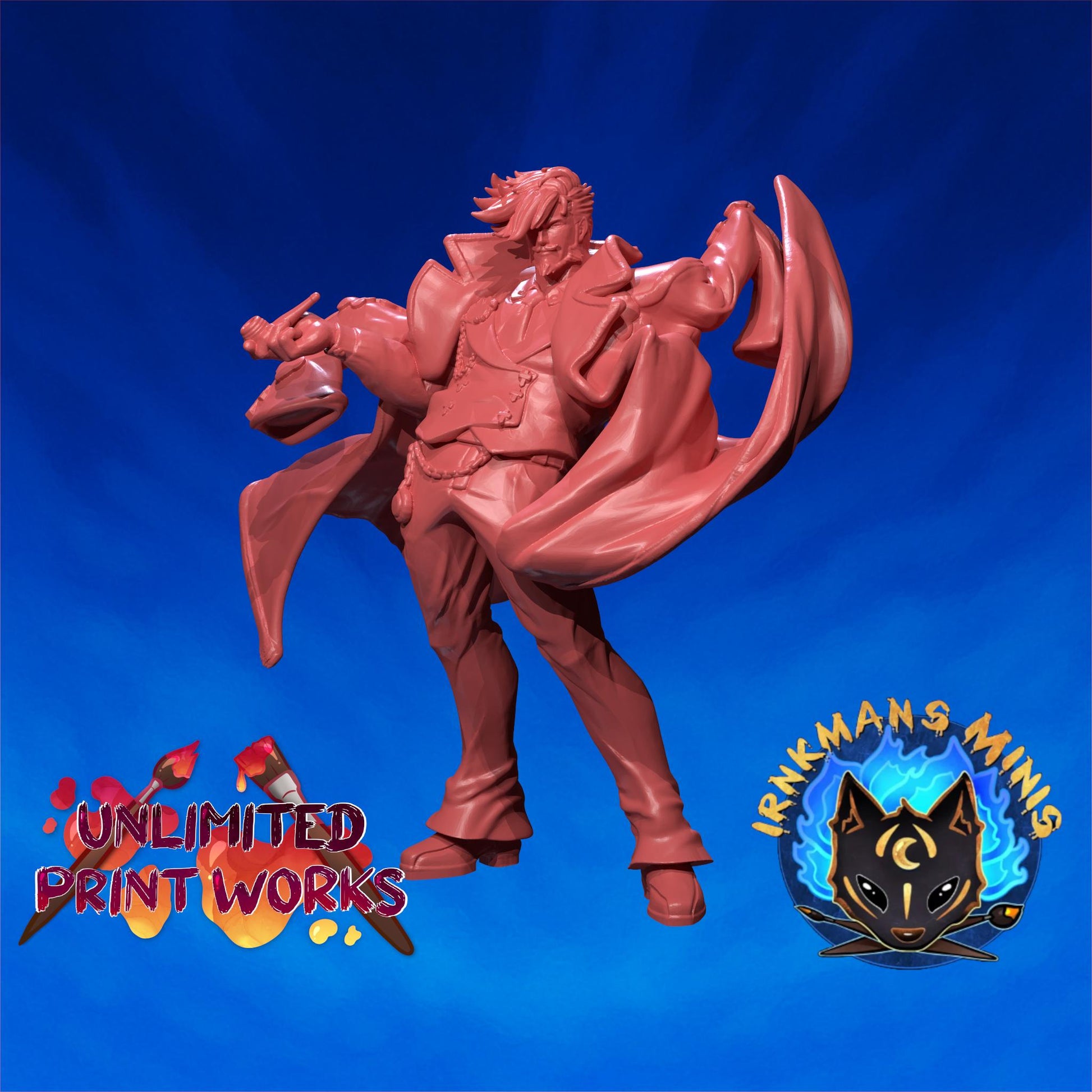 Slayer Miniature - 28mm / 32mm / 36mm - Irnkman's Minis - Resin Printed Figure for D&D, TTRPGs, and Board Games