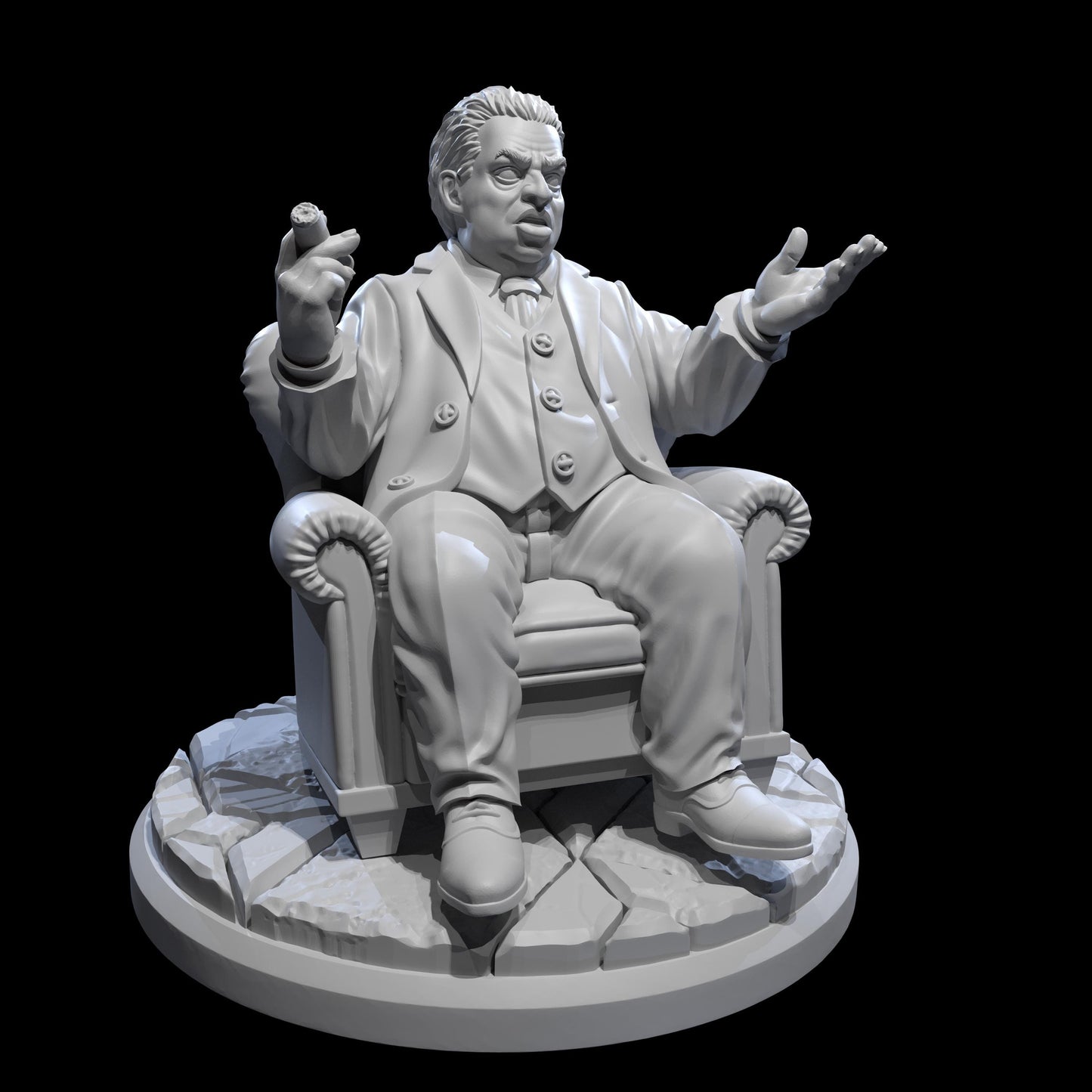 The Statesman Miniature - 28mm / 32mm / 36mm - Adaevy Creations - Resin Printed Figure for Arkham Horror and Lovecraftian TTRPGs