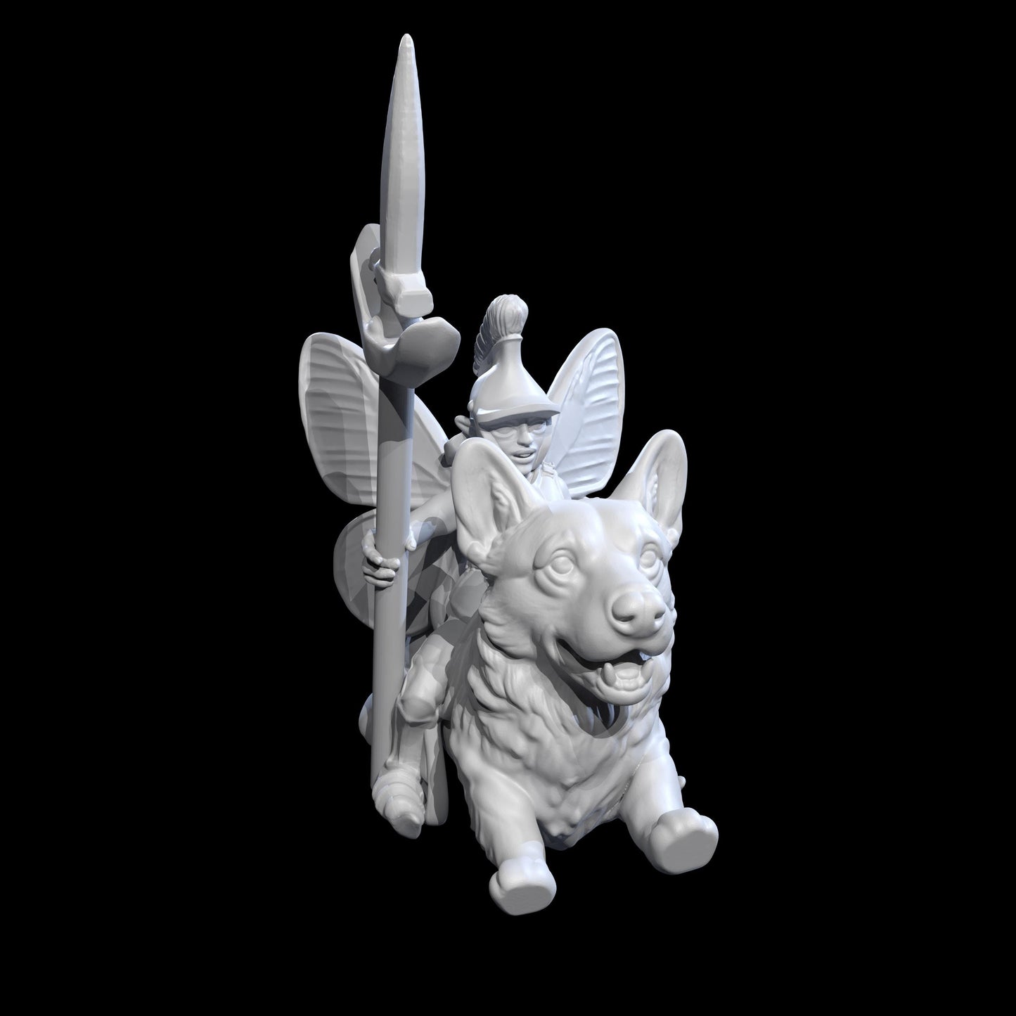 Dungeon Dogs Miniatures (12 Variations) - 28mm / 32mm / 36mm - Medusa Miniatures - Resin Printed Figure for D&D, TTRPGs, and Board Games