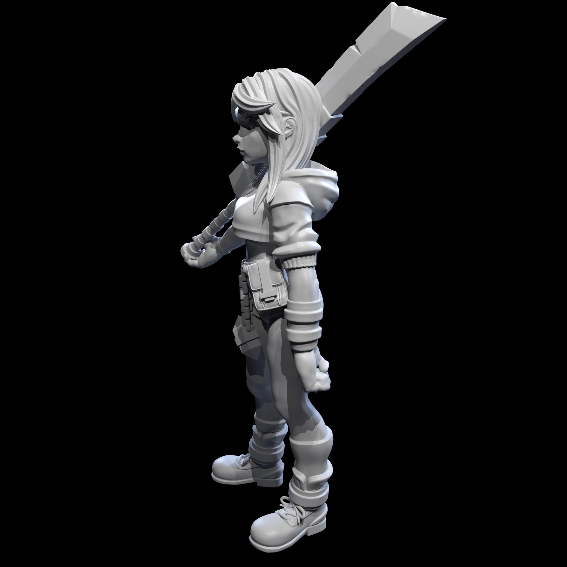 Mercenary Dawn Miniature - 28mm / 32mm / 36mm - Ethan Savage Studios - Resin Printed Figure for D&D, TTRPGs, and Board Games