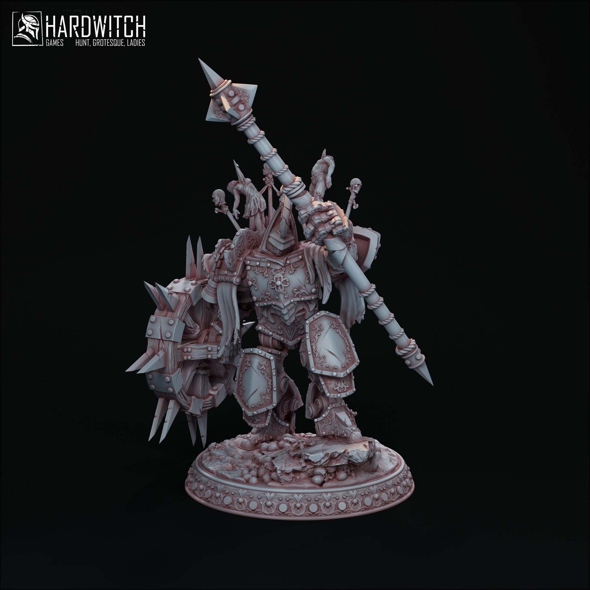 Anchorite Miniature - 28mm / 32mm / 36mm - HardWitch Games - Resin Printed Figure for D&D, TTRPGs, and Board Games
