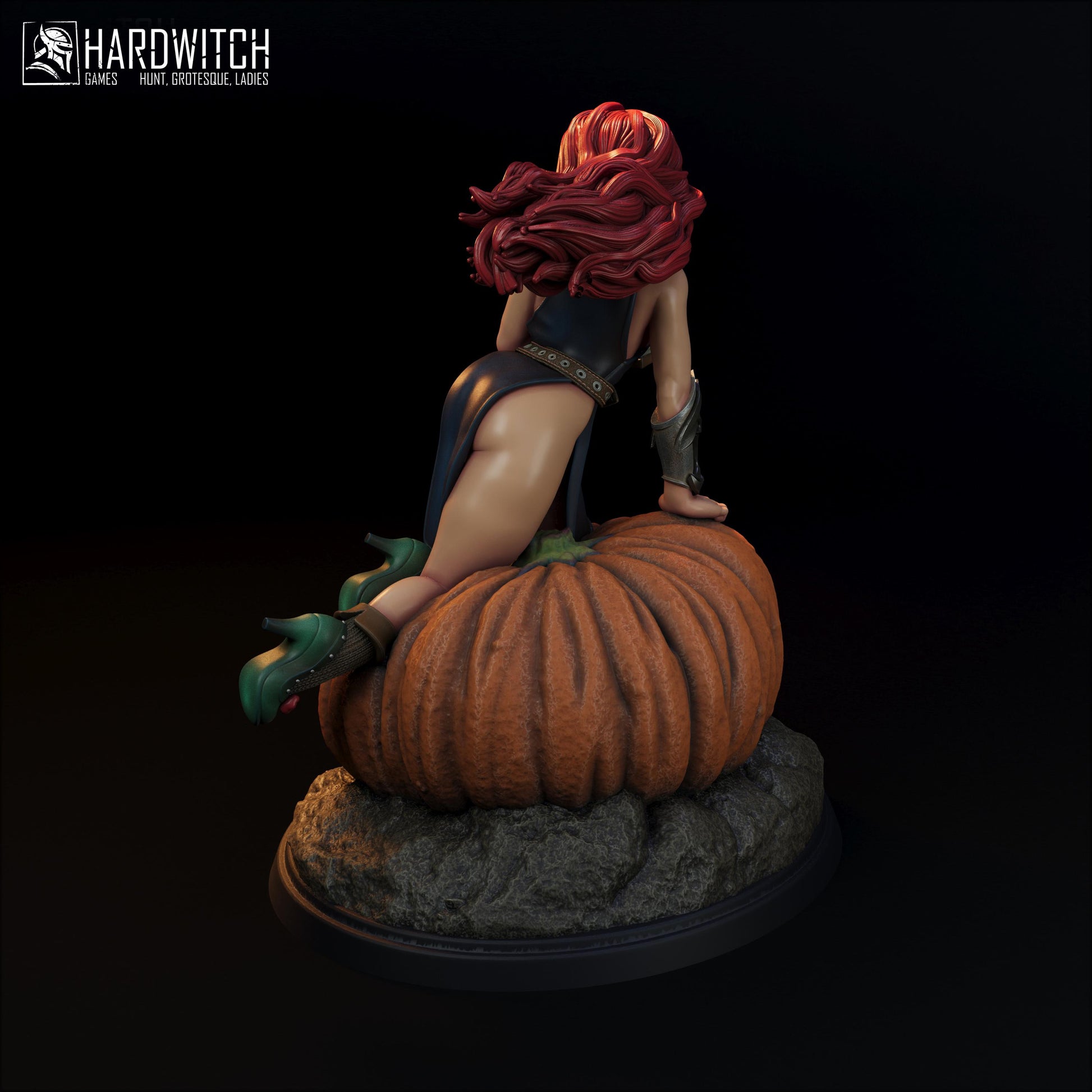 Boretta Tores Miniature (w/NSFW Option) - 75mm / 120mm - HardWitch Games - Collectible Resin Printed Statue for Painting & Display