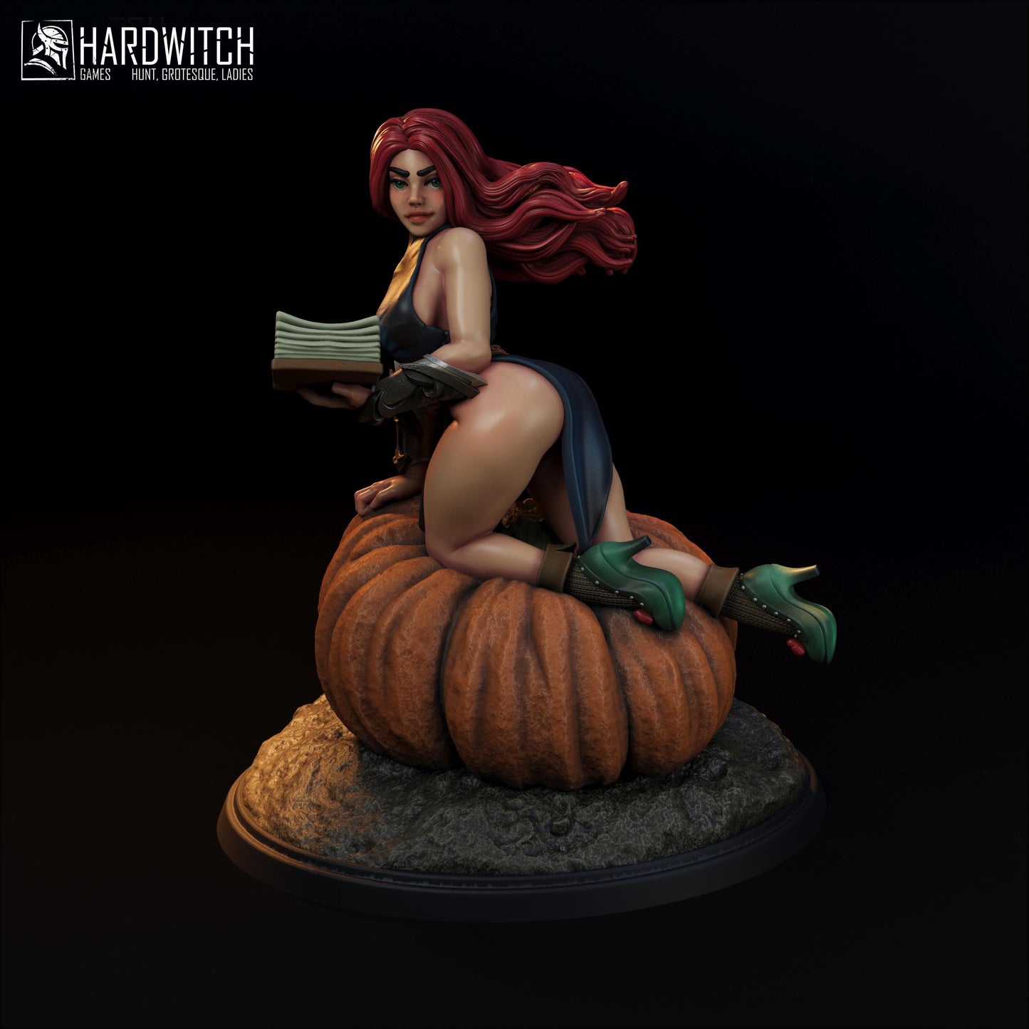 Boretta Tores Miniature (w/NSFW Option) - 75mm / 120mm - HardWitch Games - Collectible Resin Printed Statue for Painting & Display