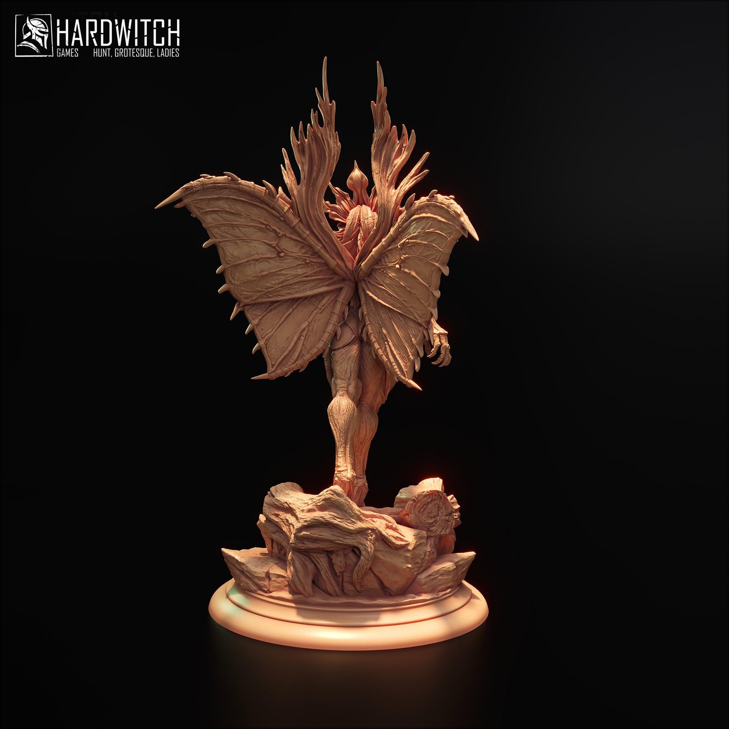 Grettie Mother Miniature (w/NSFW Option) - 28mm / 32mm / 36mm - HardWitch Games - Resin Printed Figure for D&D, TTRPGs, and Board Games