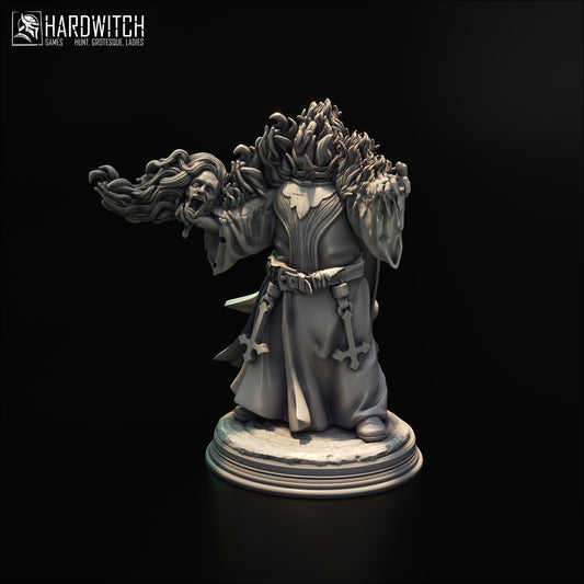 Headless Choir Miniature - 28mm / 32mm / 36mm / 75mm - HardWitch Games - Resin Printed Figure for D&D, TTRPGs, and Board Games
