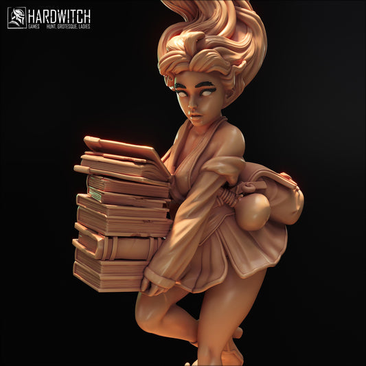 Apprentice Kamila Sarada Figure (w/NSFW Option) - 75mm / 120mm - HardWitch Games - Collectible Resin Printed Statue for Painting & Display