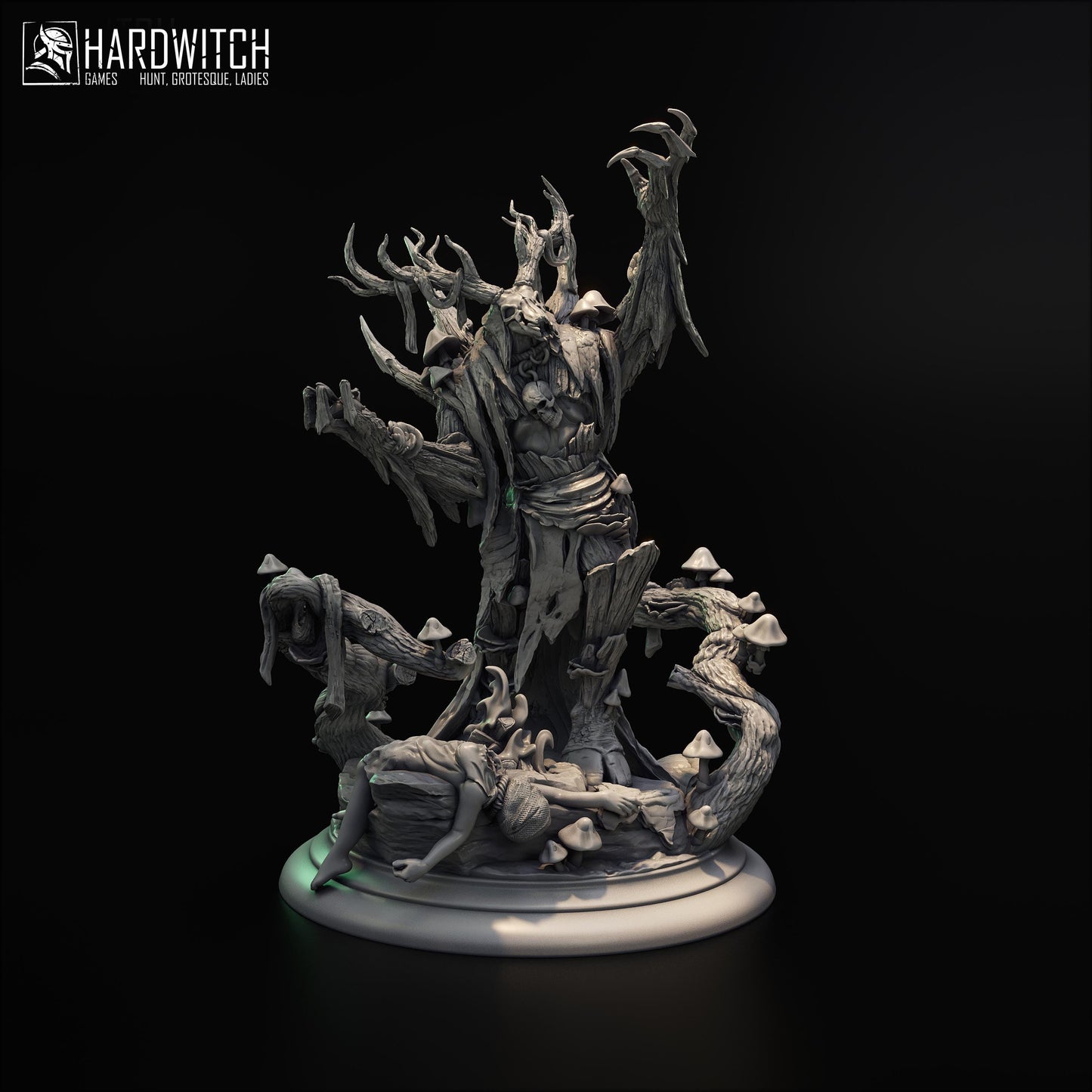 Kelun Mardum Miniature - 28mm / 32mm / 36mm - HardWitch Games - Resin Printed Figure for D&D, TTRPGs, and Board Games