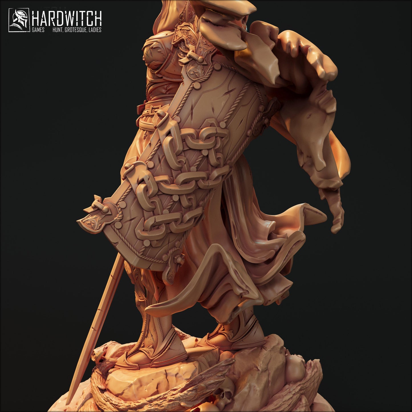 Zartanica Miniature - 28mm / 32mm / 36mm / 75mm - HardWitch Games - Resin Printed Figure for D&D, TTRPGs, and Board Games