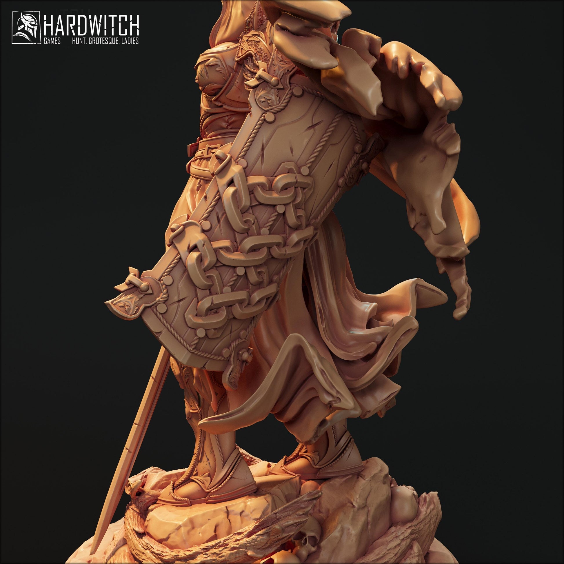 Zartanica Miniature - 28mm / 32mm / 36mm / 75mm - HardWitch Games - Resin Printed Figure for D&D, TTRPGs, and Board Games