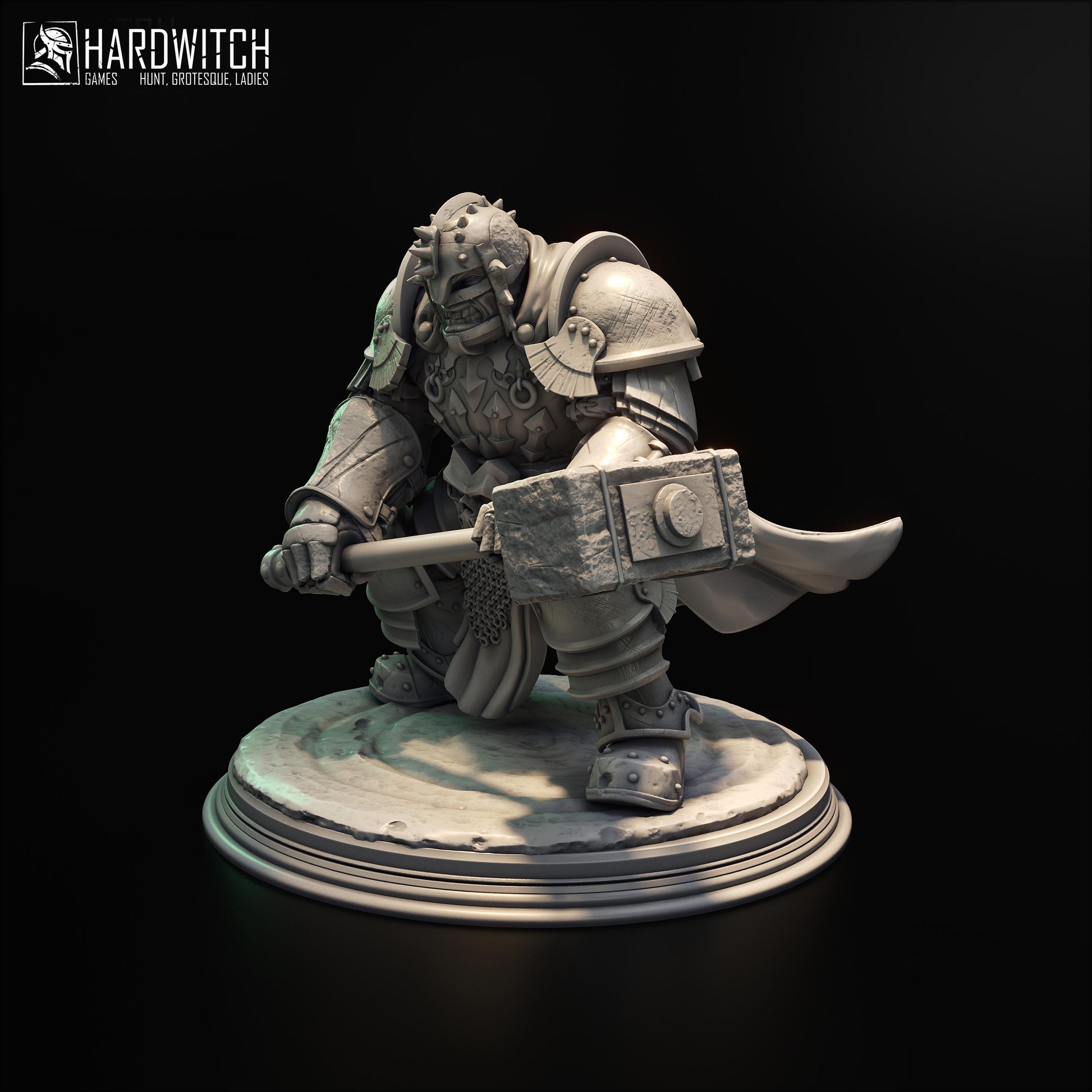 Curse Eater Miniature - 28mm / 32mm / 36mm - HardWitch Games - Resin Printed Figure for D&D, TTRPGs, and Board Games
