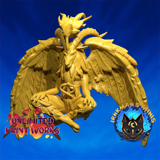 Baphomet Miniature - 28mm / 32mm / 36mm - Irnkman's Minis - Resin Printed Figure for D&D, TTRPGs, and Board Games