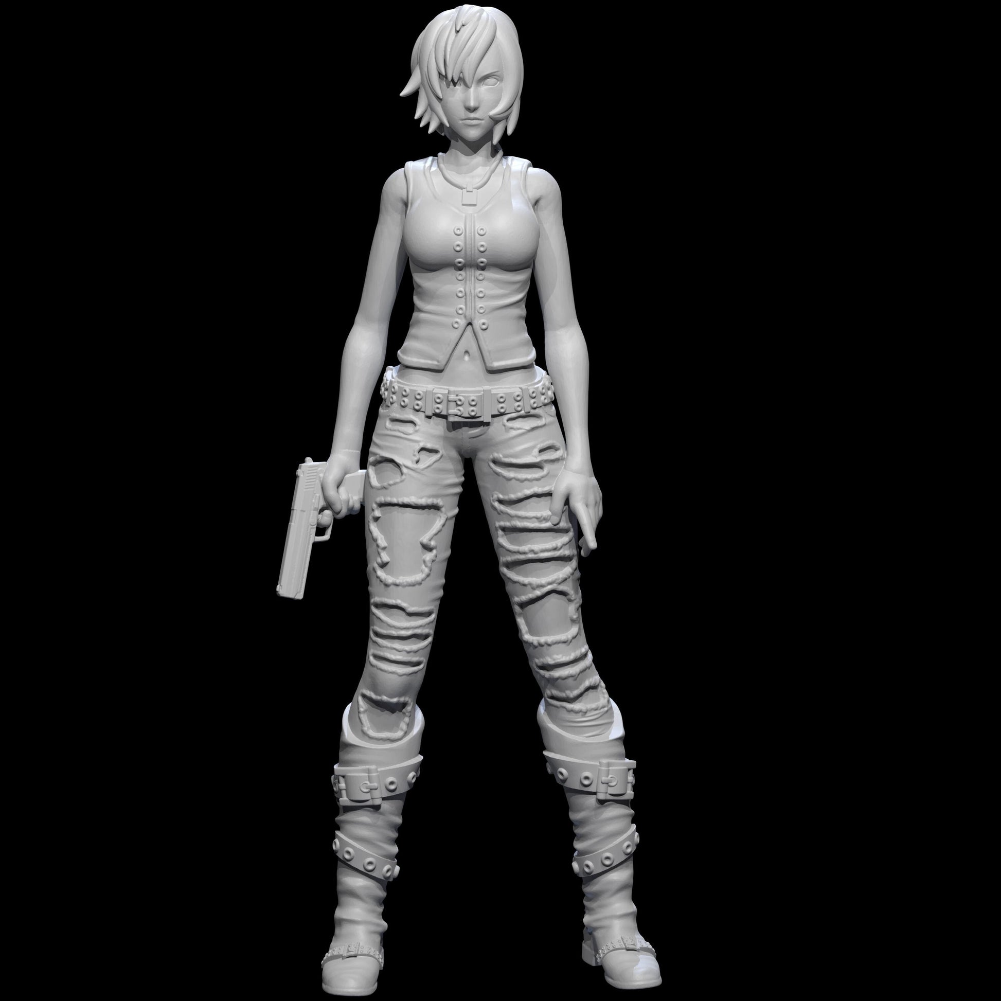 Aya (3rd Birthday) Miniature - 28mm / 32mm / 36mm - Irnkman's Minis - Resin Printed Figure for D&D, TTRPGs, and Board Games