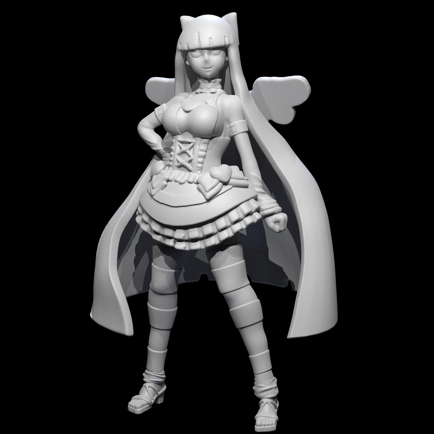 Anarchy Sisters Miniature - 28mm / 32mm / 36mm - Irnkman's Minis - Resin Printed Figure for D&D, TTRPGs, and Board Games