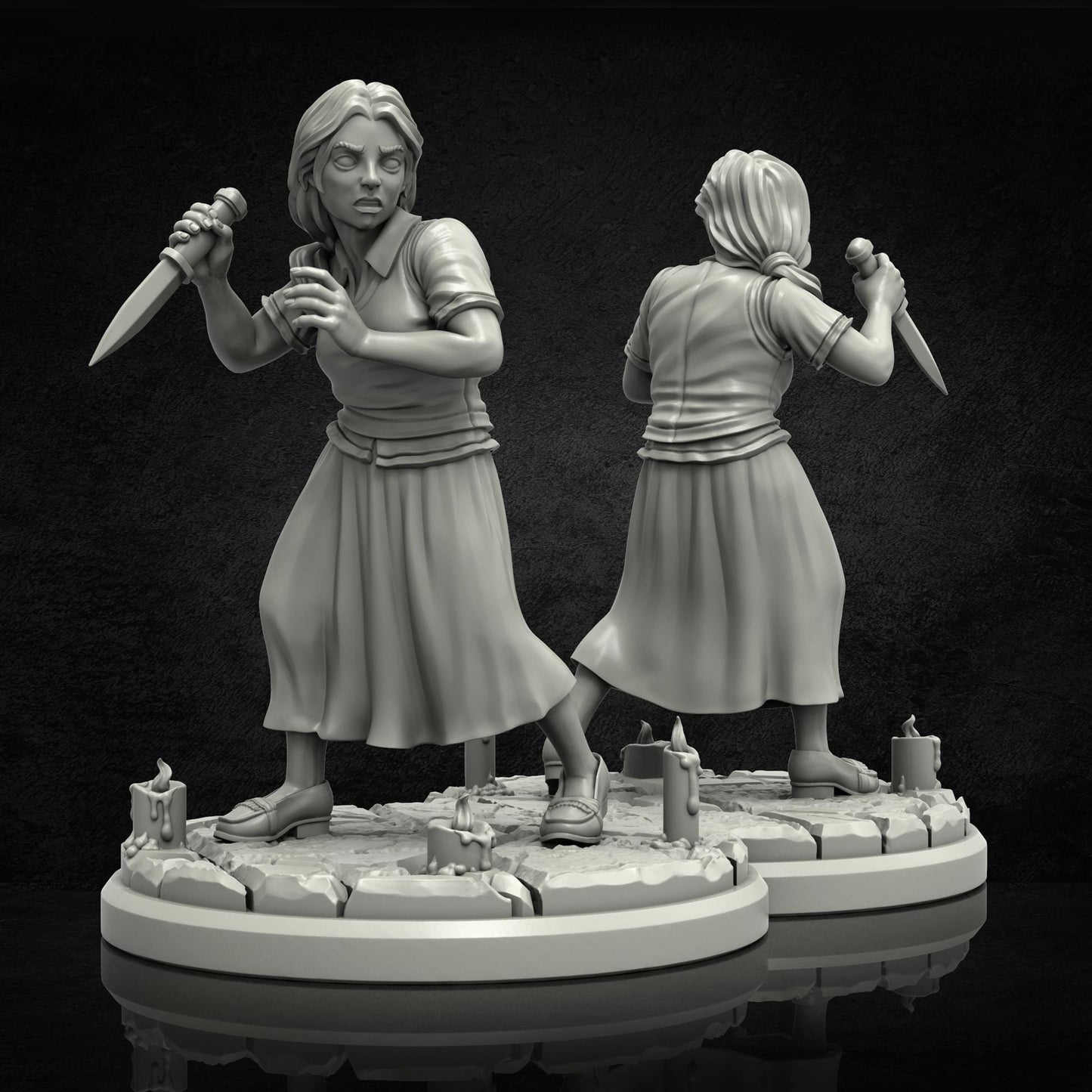 Arcane Initiate Miniature - 28mm / 32mm / 36mm - Adaevy Creations - Resin Printed Figure for Arkham Horror and Lovecraftian TTRPGs