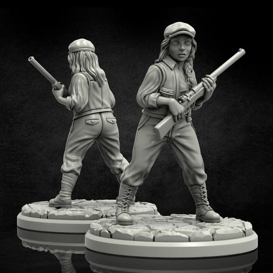 Hunter Miniature - 28mm / 32mm / 36mm - Adaevy Creations - Resin Printed Figure for Arkham Horror and Lovecraftian TTRPGs