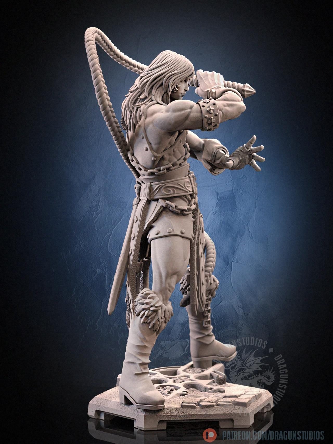 Vampire Killer II - 28mm / 32mm / 36mm / 100mm - DraGun Studios - Resin Printed Figurine for D&D, TTRPGs, and Board Games