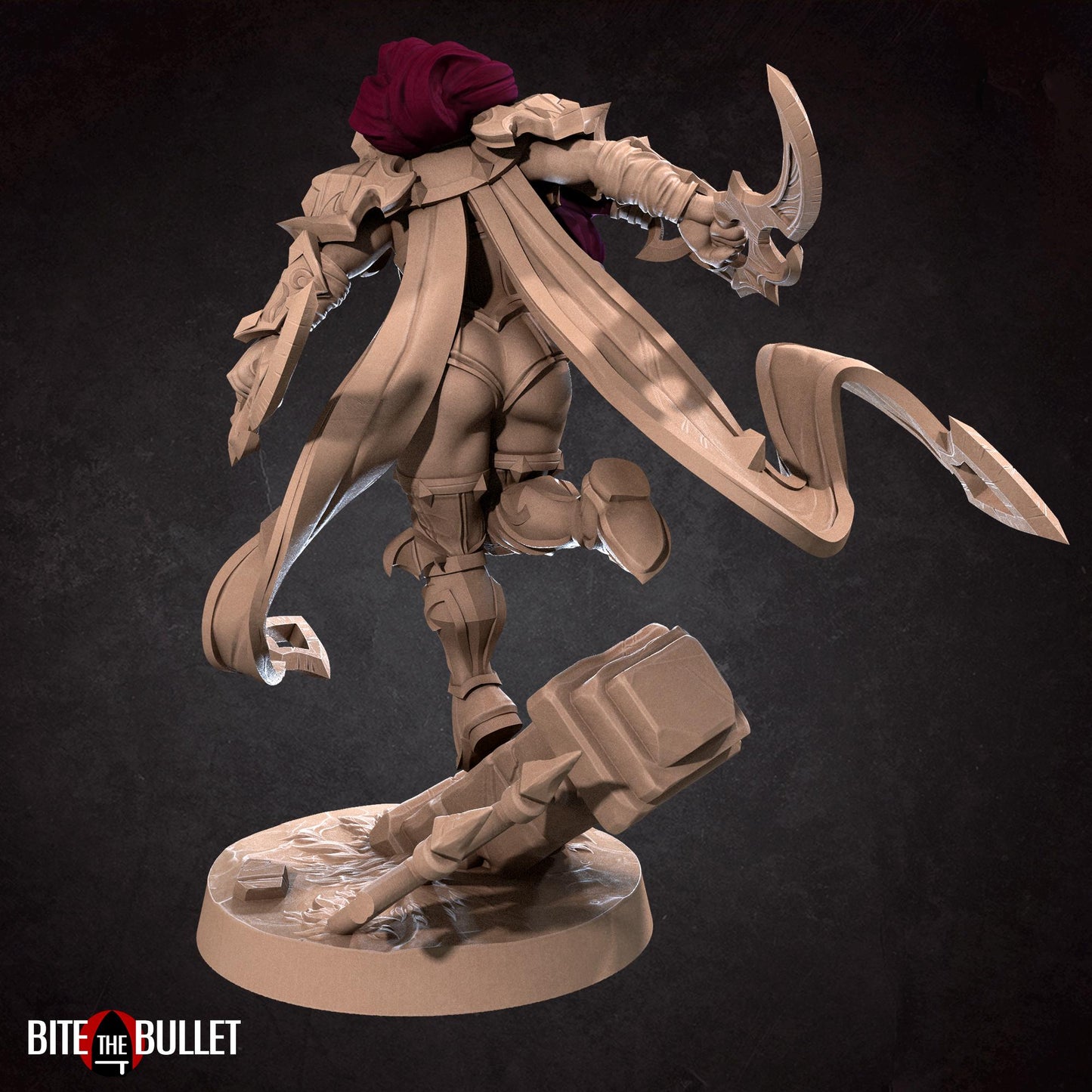 Vampire Rogue Miniature (2 Variations) - 28mm / 32mm / 36mm - Bite the Bullet - Resin Printed Figure for D&D, TTRPGs, and Board Games