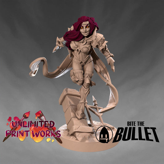 Vampire Rogue Miniature (2 Variations) - 28mm / 32mm / 36mm - Bite the Bullet - Resin Printed Figure for D&D, TTRPGs, and Board Games