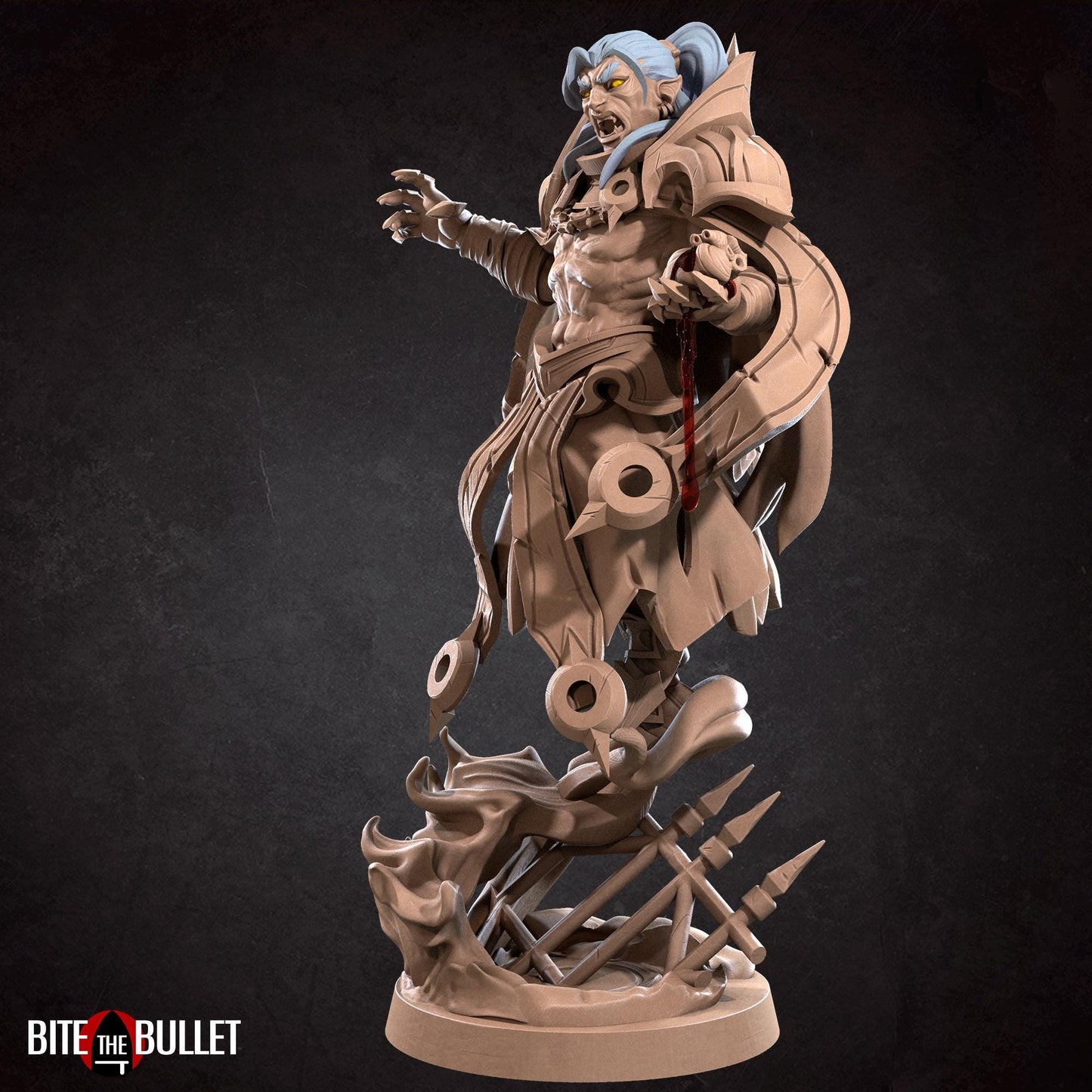 Vampire Warlock Miniature - 28mm / 32mm / 36mm - Bite the Bullet - Resin Printed Figure for D&D, TTRPGs, and Board Games